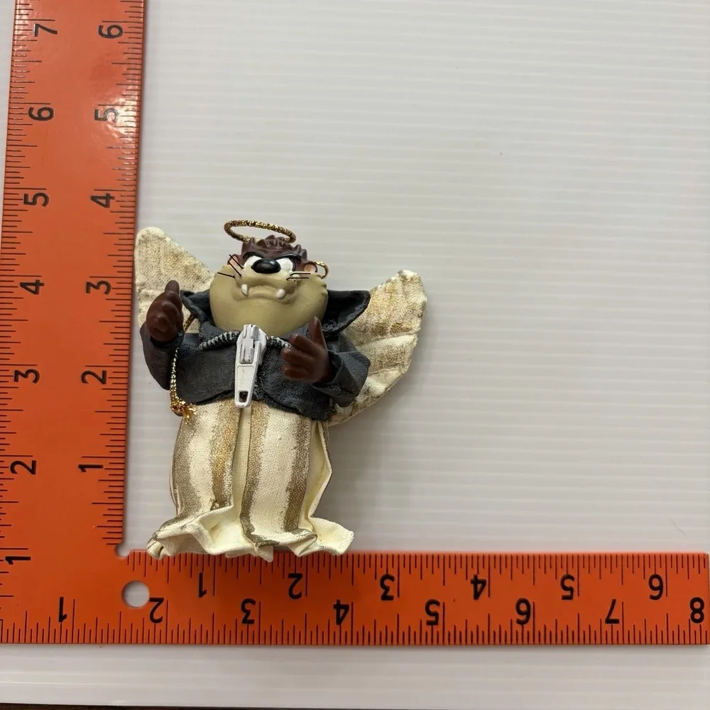 1997 Warner Bros Taz Angel Christmas Ornament Looney Tunes Vintage